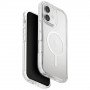 UNIQ Combat dėklas, skirtas Apple iPhone 17, MagClick Charging, baltas
