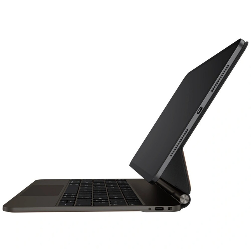 UNIQ Venno Pro Magnetic Smart dėklas su klaviatūra, skirtas Apple iPad Air 11 2024/2025, iPad Air 10.9 2022/2020, iPad Pro 11 2022/2021, caramel