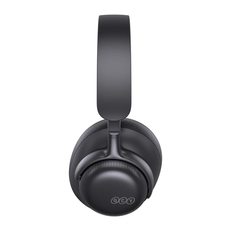 QCY H6 Ultra belaidės ausinės su ausų apkaba, adaptyvusis ANC, Bluetooth 6.0, juodos