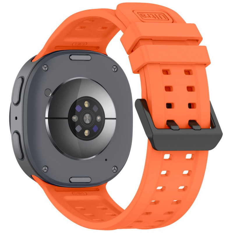 Tech-Protect silikoninis Air dirželis, skirtas Samsung Galaxy Watch 8 / 9 / Classic 40 / 44 / 46 mm, Tangerine Orange