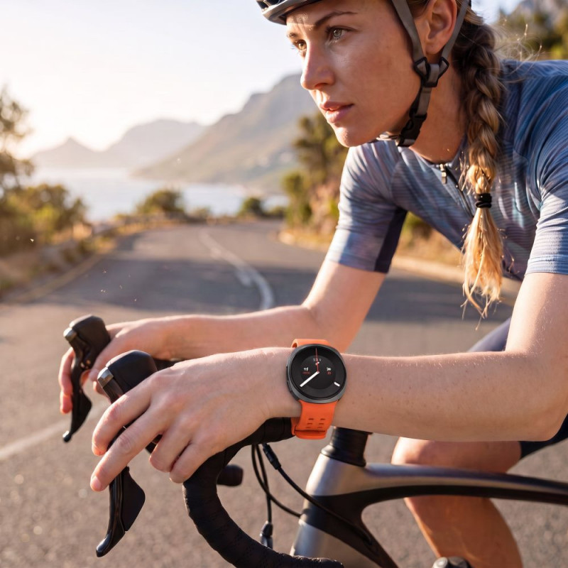 Tech-Protect silikoninis Air dirželis, skirtas Samsung Galaxy Watch 8 / 9 / Classic 40 / 44 / 46 mm, Tangerine Orange