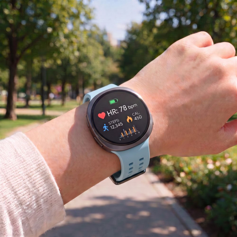 Tech-Protect silikoninis Air dirželis, skirtas Samsung Galaxy Watch 8 / 9 / Classic 40 / 44 / 46 mm, Baby Blue