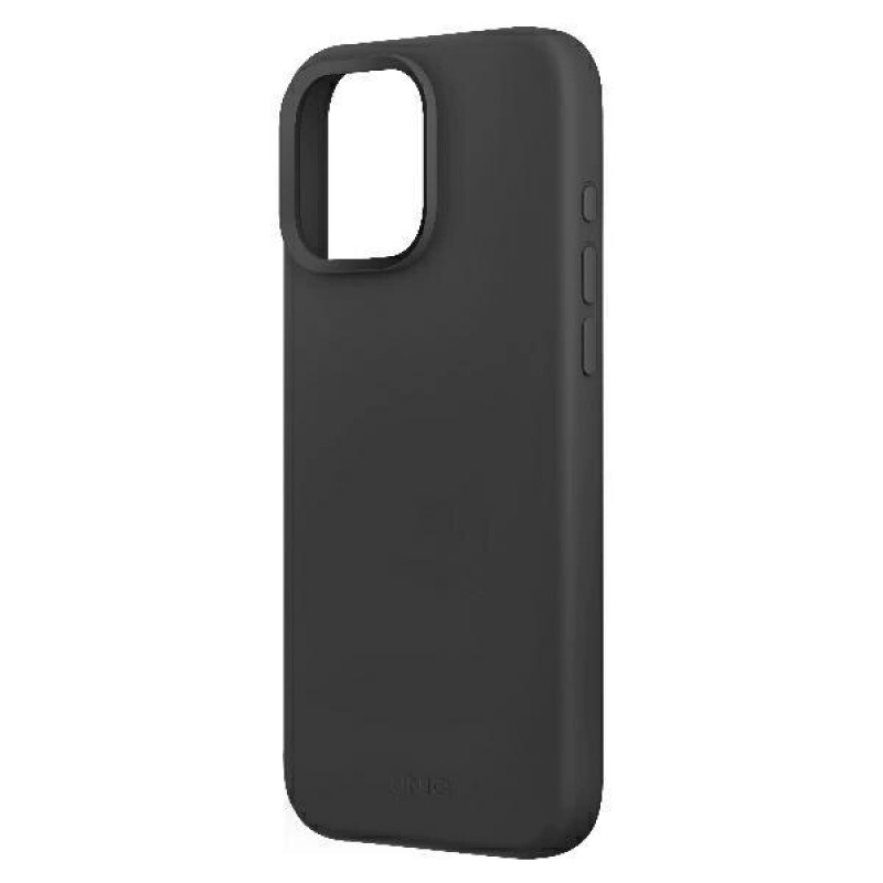 UNIQ Lino Hue dėklas, skirtas Apple iPhone 16 Pro, Magclick įkrovimas, charcoal grey