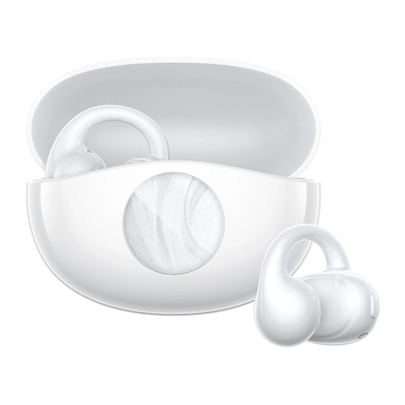 QCY Crossky C50i belaidės atviros konstrukcijos ausinės, Bluetooth 6.0, baltos