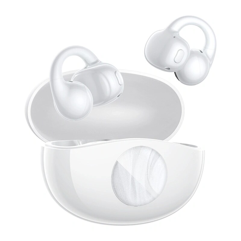 QCY Crossky C50i belaidės atviros konstrukcijos ausinės, Bluetooth 6.0, baltos