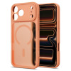 Tech-Protect BasicMag MagSafe dėklas, skirtas Apple iPhone 17 Pro / 18 Pro, matinės Cosmic Orange spalvos