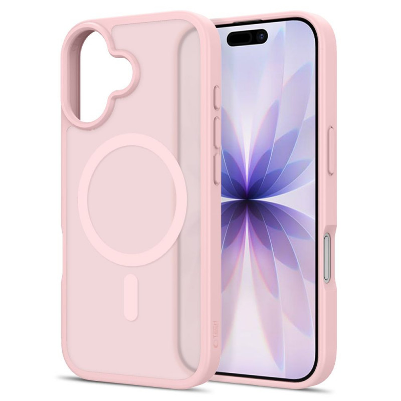 Tech-Protect dėklas BasicMag MagSafe skirtas Apple iPhone 17, matinė rožinė