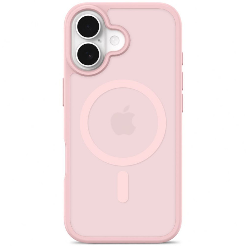 Tech-Protect dėklas BasicMag MagSafe skirtas Apple iPhone 17, matinė rožinė