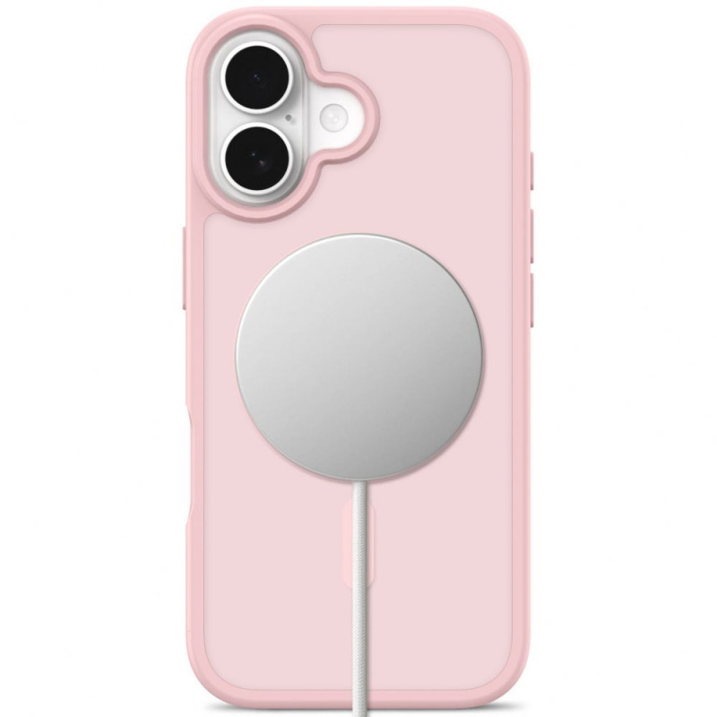Tech-Protect dėklas BasicMag MagSafe skirtas Apple iPhone 17, matinė rožinė
