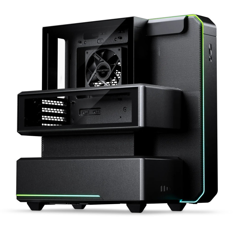 Phanteks EX5 Midi Tower kompiuterio korpusas, ATX, Direct Cooling, juodas