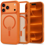 Tech-Protect Magmat MagSafe CC dėklas, skirtas Apple iPhone 17 Pro / 18 Pro, matinės Cosmic Orange spalvos