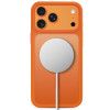 Tech-Protect Magmat MagSafe CC dėklas, skirtas Apple iPhone 17 Pro / 18 Pro, matinės Cosmic Orange spalvos