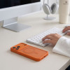 Tech-Protect Magmat MagSafe CC dėklas, skirtas Apple iPhone 17 Pro / 18 Pro, matinės Cosmic Orange spalvos