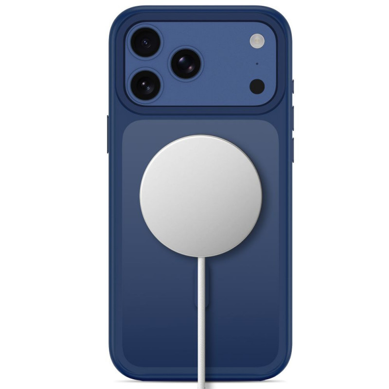 Tech-Protect Magmat MagSafe CC dėklas, skirtas Apple iPhone 17 Pro Max / 18 Pro Max, matinė tamsiai mėlyna
