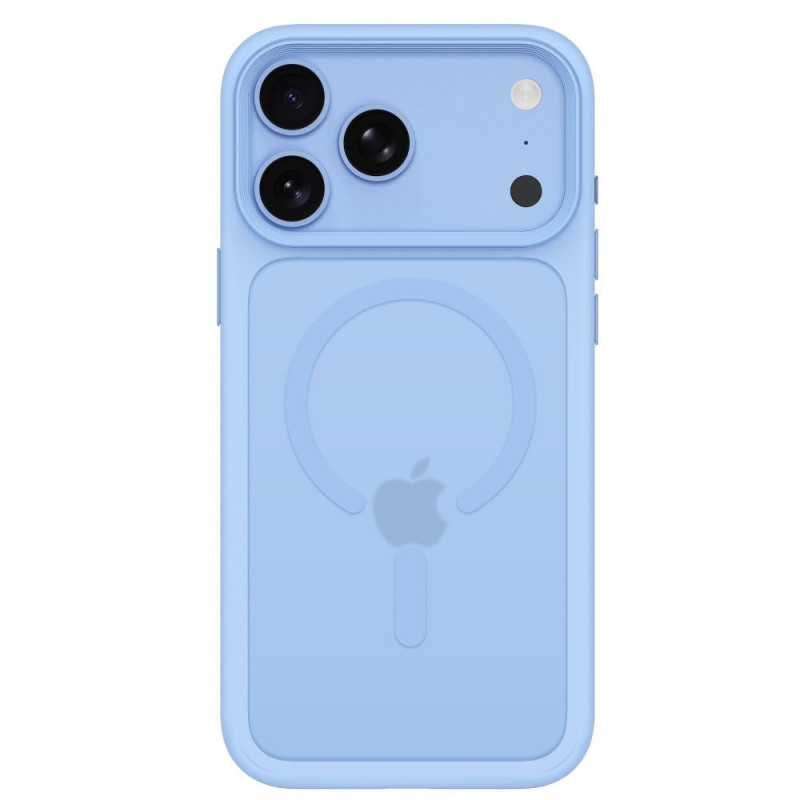 Tech-Protect Magmat MagSafe CC dėklas, skirtas Apple iPhone 17 Pro Max / 18 Pro Max, matinis šviesiai mėlynas