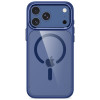 Tech-Protect Magmat MagSafe CC dėklas, skirtas Apple iPhone 17 Pro / 18 Pro, Deep Blue / permatomas