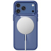 Tech-Protect Magmat MagSafe CC dėklas, skirtas Apple iPhone 17 Pro / 18 Pro, Deep Blue / permatomas
