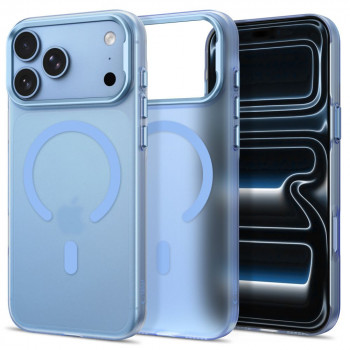 Tech-Protect MagZero MagSafe dėklas, skirtas Apple iPhone 17 Pro Max / 18 Pro Max, matinė šviesiai mėlyna