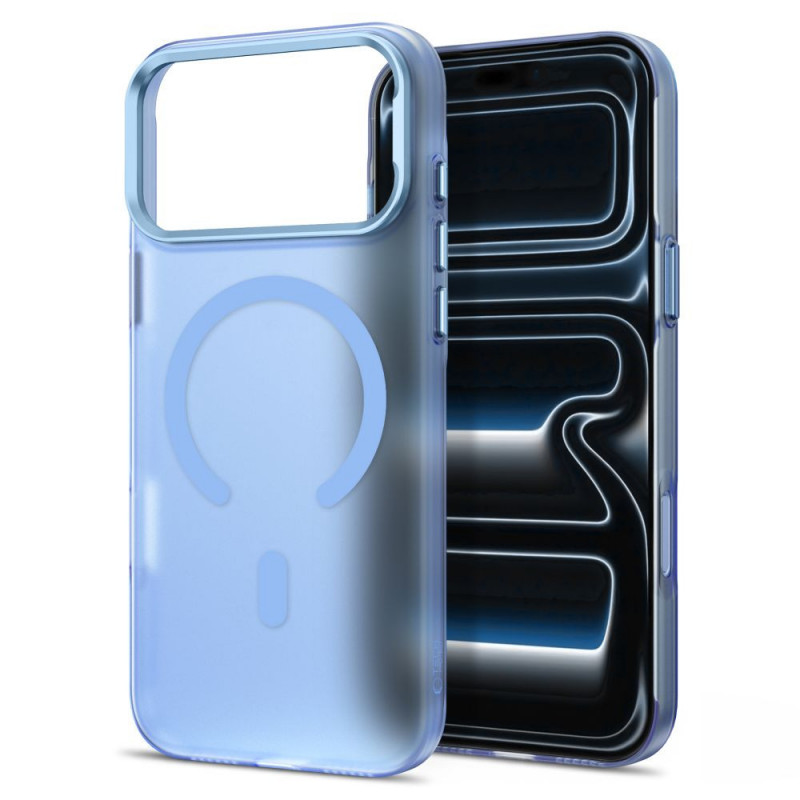 Tech-Protect MagZero MagSafe dėklas, skirtas Apple iPhone 17 Pro Max / 18 Pro Max, matinė šviesiai mėlyna