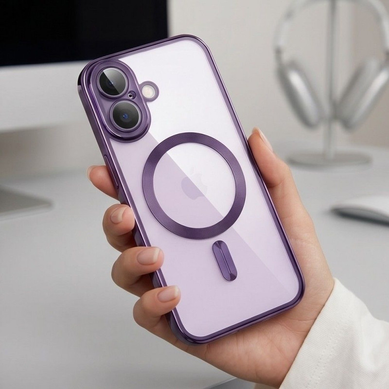 Tech-Protect MagFlex MagSafe dėklas, skirtas Apple iPhone 17, Shiny Lavender