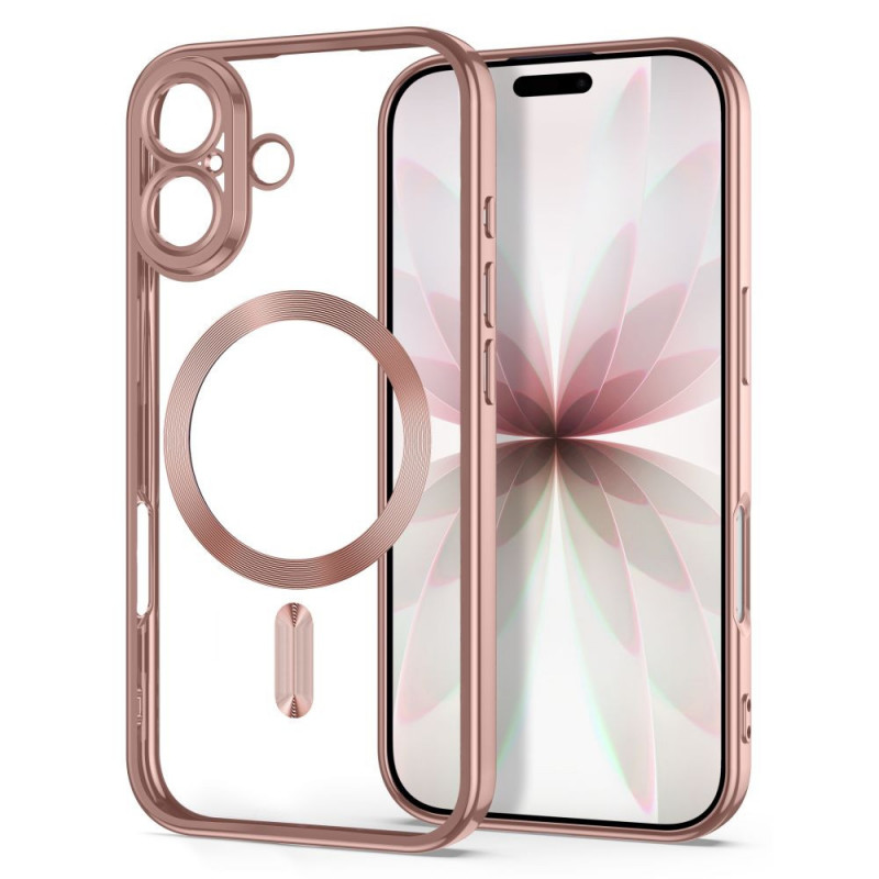 Tech-Protect Tech-Protect MagFlex MagSafe dėklas, skirtas Apple iPhone 17, Shiny Rose Gold