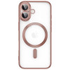 Tech-Protect Tech-Protect MagFlex MagSafe dėklas, skirtas Apple iPhone 17, Shiny Rose Gold