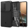 Spigen Optik Armor dėklas, skirtas Samsung Galaxy S25 Ultra, juodas