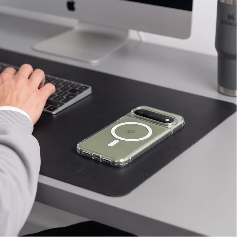 Tech-Protect FlexAir Hybrid MagSafe dėklas, skirtas Google Pixel 9 / 9 Pro / 10 / 10 Pro / 11 / 11 Pro, permatomas (THP5676)
