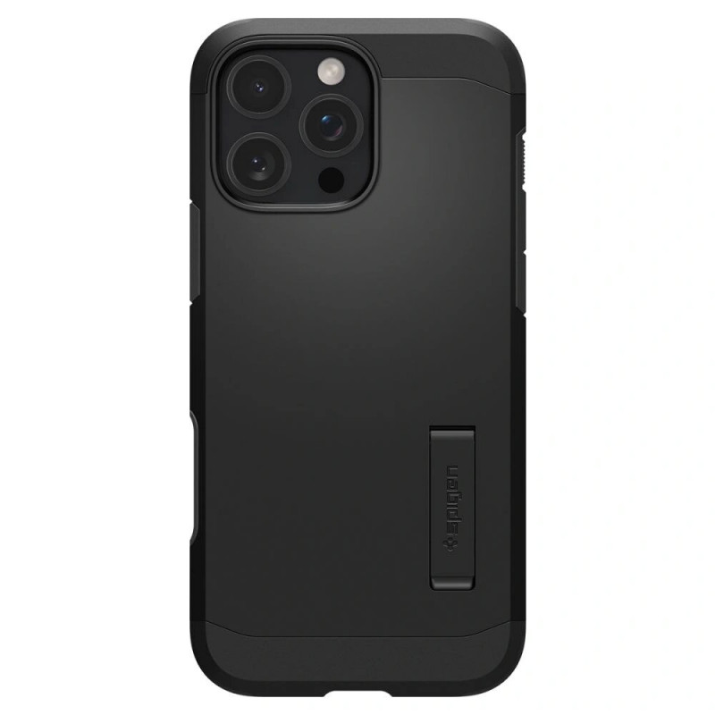 Spigen Tough Armor T Mag MagSafe dėklas, skirtas Apple iPhone 16 Pro Max, juodas
