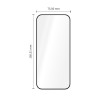 Tech-Protect Glass Fit+ grūdintas stiklas, skirtas Xiaomi Redmi 17 4G / 5G, juodas (2 vnt.) (THP5701)