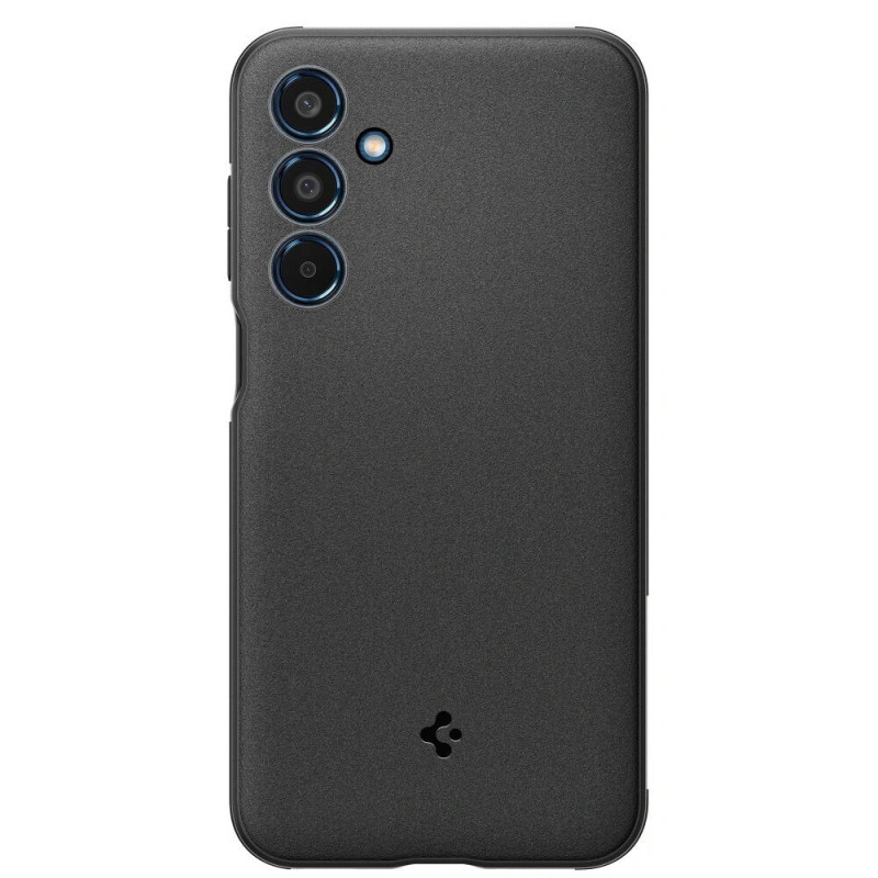 Spigen Essential SandBlast dėklas, skirtas Samsung Galaxy M35 5G, matinė juoda