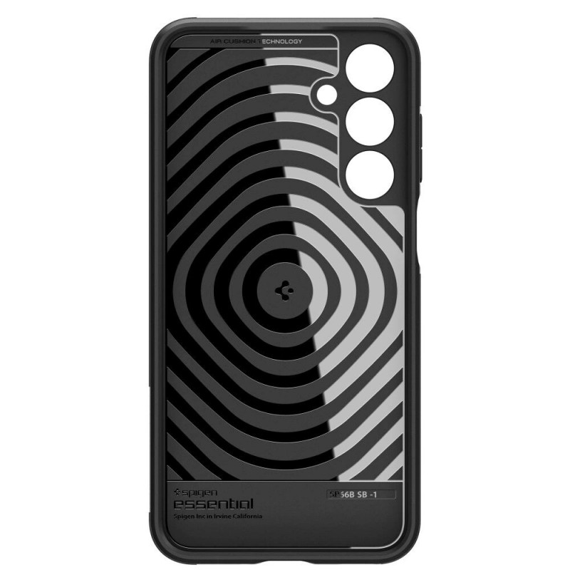 Spigen Essential SandBlast dėklas, skirtas Samsung Galaxy M35 5G, matinė juoda