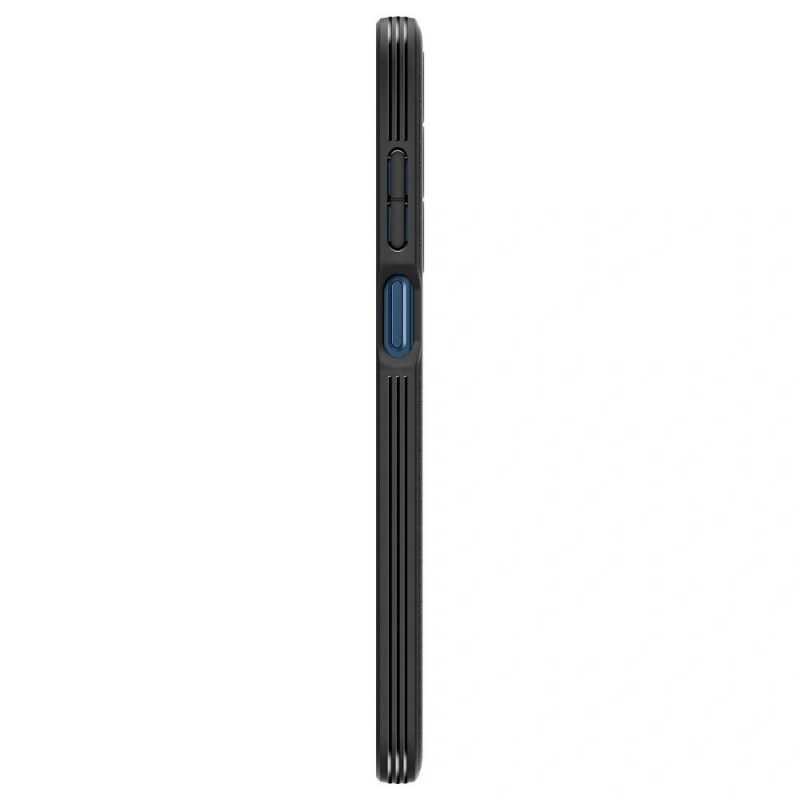 Spigen Essential SandBlast dėklas, skirtas Samsung Galaxy M35 5G, matinė juoda