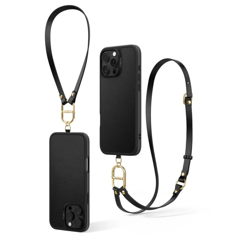 Spigen Cyrill Kajuk Classic Charm Mag MagSafe dėklas, skirtas Apple iPhone 16 Pro Max, juodas