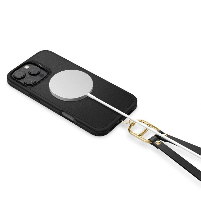 Spigen Cyrill Kajuk Classic Charm Mag MagSafe dėklas, skirtas Apple iPhone 16 Pro Max, juodas
