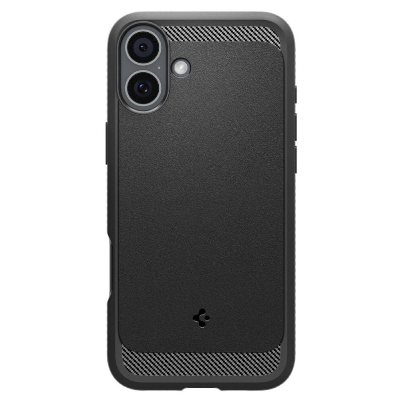 Spigen Rugged Armor Mag MagSafe dėklas, skirtas Apple iPhone 16, matinė juoda