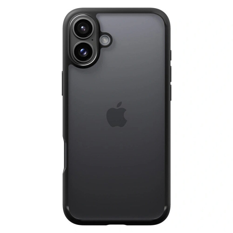 Spigen Ultra Hybrid hibridinis dėklas, skirtas Apple iPhone 16, matinė juoda