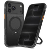 Tech-Protect MagAir Stand MagSafe CC dėklas, skirtas Apple iPhone 17 Pro / 18 Pro, matte black