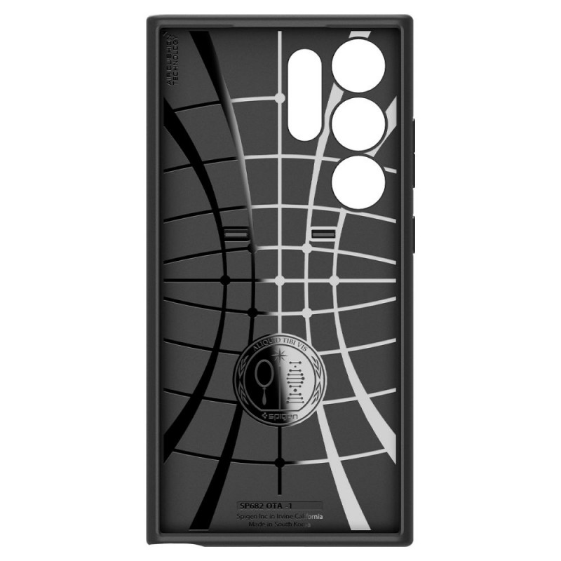 Spigen Optik Armor dėklas, skirtas Samsung Galaxy S24 Ultra, juodas