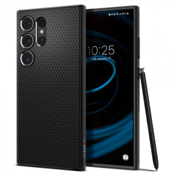 Spigen Liquid Air dėklas Samsung Galaxy S24 Ultra, Matte Black