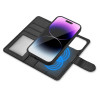 Tech-Protect Wallet MagSafe dėklas su pinigine, skirtas Apple iPhone 17e / 16e, matinė juoda