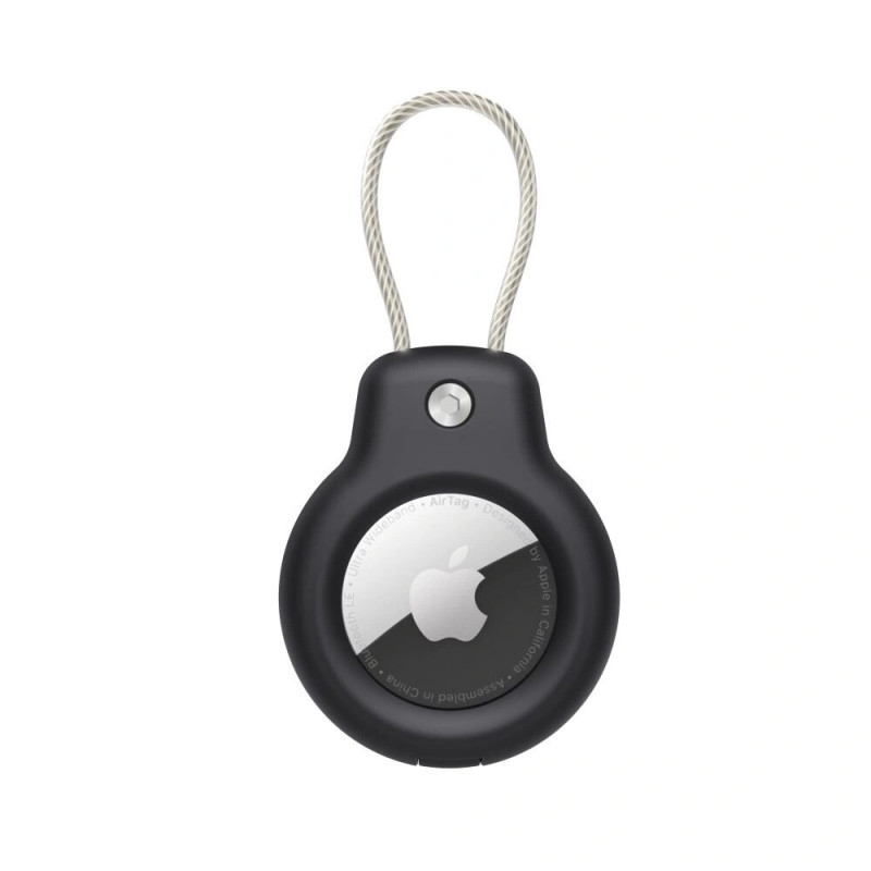 Tech-Protect Rough Vein dėklas Apple AirTag, juodas (2 vnt.)