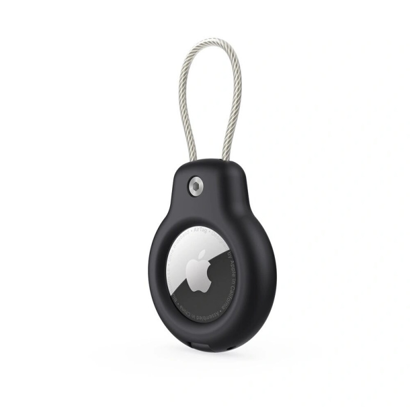 Tech-Protect Rough Vein dėklas Apple AirTag, juodas (2 vnt.)