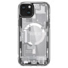 Spigen Ultra Hybrid Mag dėklas su MagSafe, skirtas Apple iPhone 15 Plus / 14 Plus, Zero One, baltas