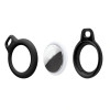 Tech-Protect Rough Chain raktų pakabuko dėklas Apple AirTag, juodas (2 vnt.)