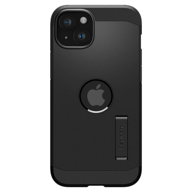 Spigen Tough Armor Mag dėklas su MagSafe skirtas Apple iPhone 15, juodas