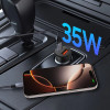 Tech-Protect CC02 2 prievadų automobilinis įkroviklis USB-A / USB-C, PD 35W / QC 3.0, juodas (THP4079)