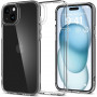Spigen Ultra Hybrid dėklas, skirtas Apple iPhone 15, Crystal Clear