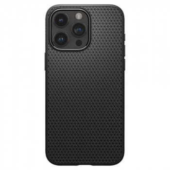 Spigen Liquid Air dėklas, skirtas Apple iPhone 15 Pro, matte black