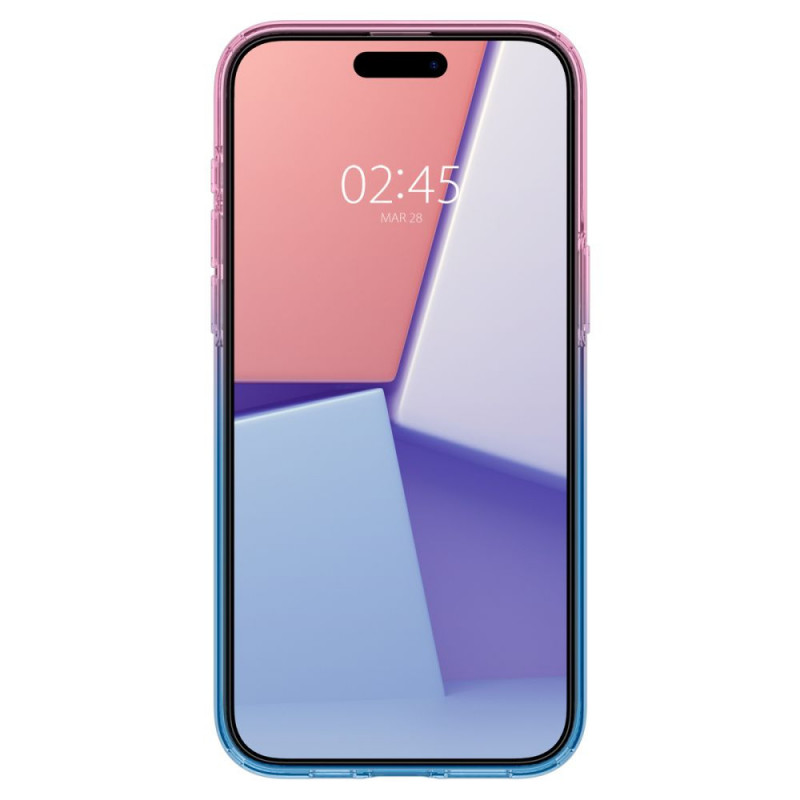 Spigen Liquid Crystal dėklas, skirtas Apple iPhone 15 Pro, Gradation Pink